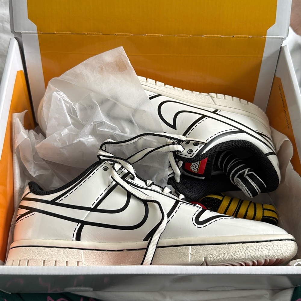 Kids Nike Dunk Low Lego Sneakers